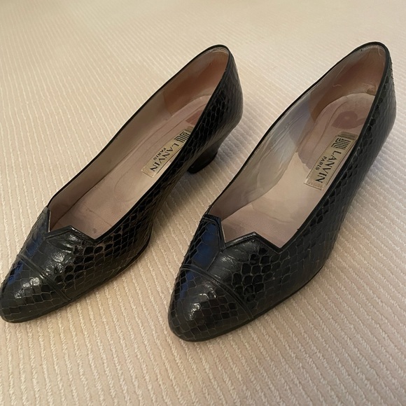 Lanvin Black Low Heel Women’s Shoe size 6 1/2 - Picture 2 of 14